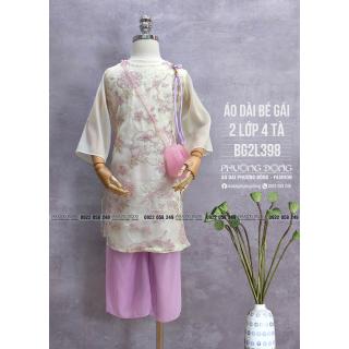 Áo Dài Cách Tân Bé Gái BG2L398 Áo Dài Cách Tân Bé Gái BG2L398